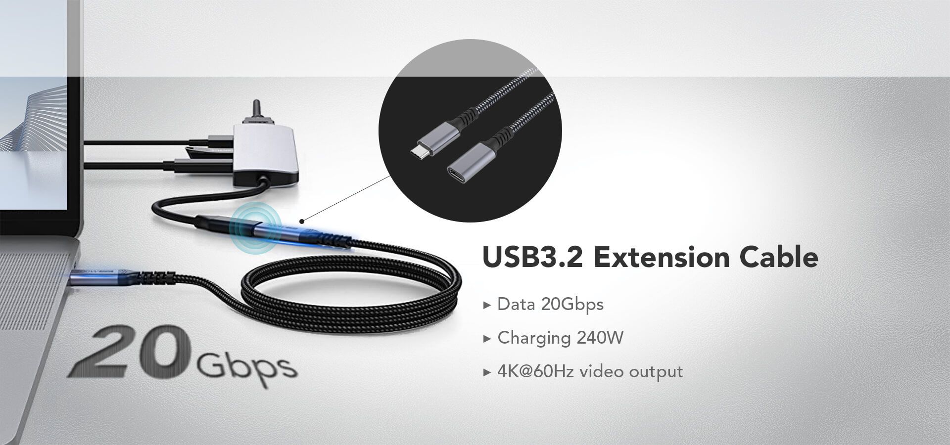 USB 3.2 Extension Cable