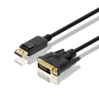 DisplayPort 1.2 Male to DVI(24+1) Male Cable