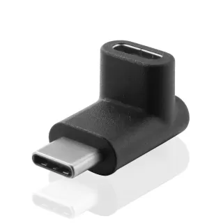 90 degree 100W USB-C Male To Female Adapter