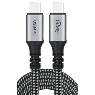 USB4 Full-feature TypeC To TypeC 40G 240W Nylon Braid Cable