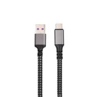 USB2.0 USB Type A To TypeC 100W Nylon Braid Cable For Huawei