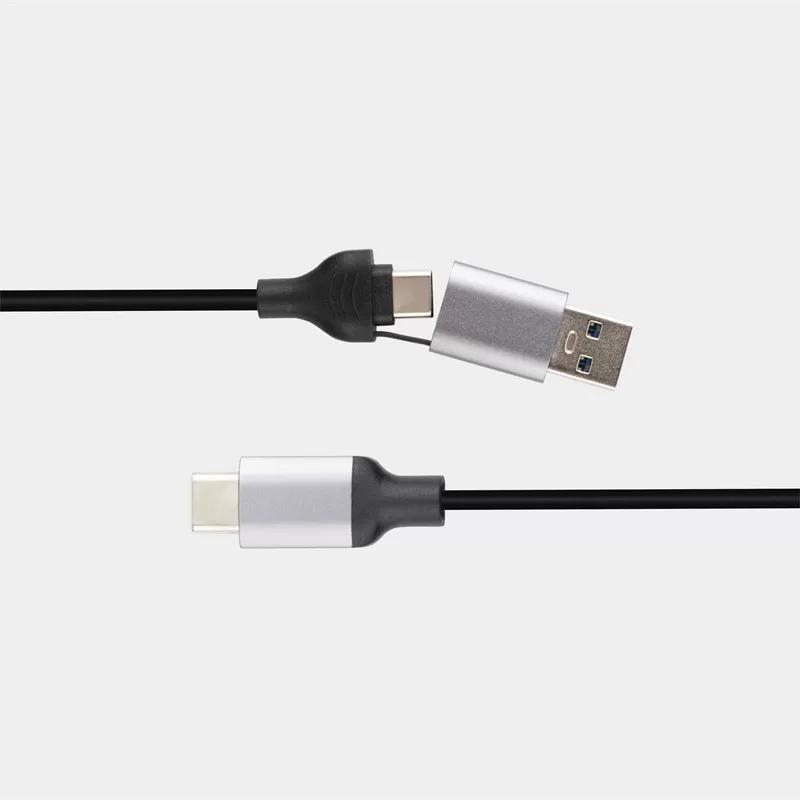 2 in 1 Type-C to Type-C/USB Cable 240W