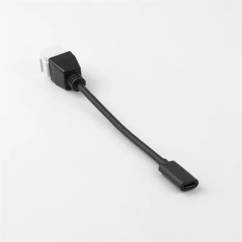 USB-C 10G Female to Female keystone jacket cable
