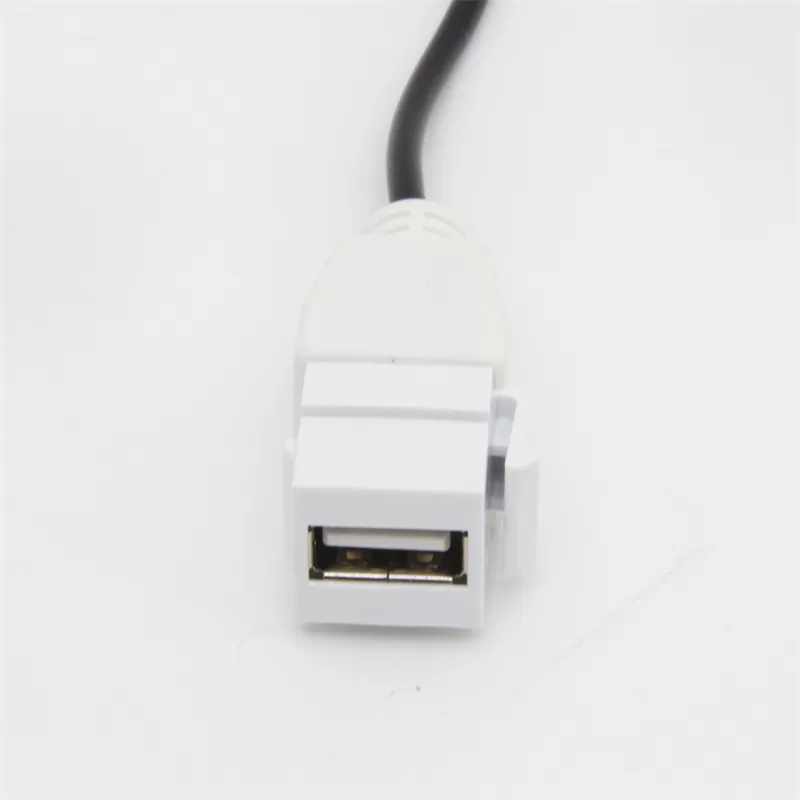 USB 2.0 Female to Female keystone cable