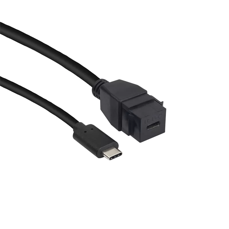 USB-C 10G Male to Female keystone cable