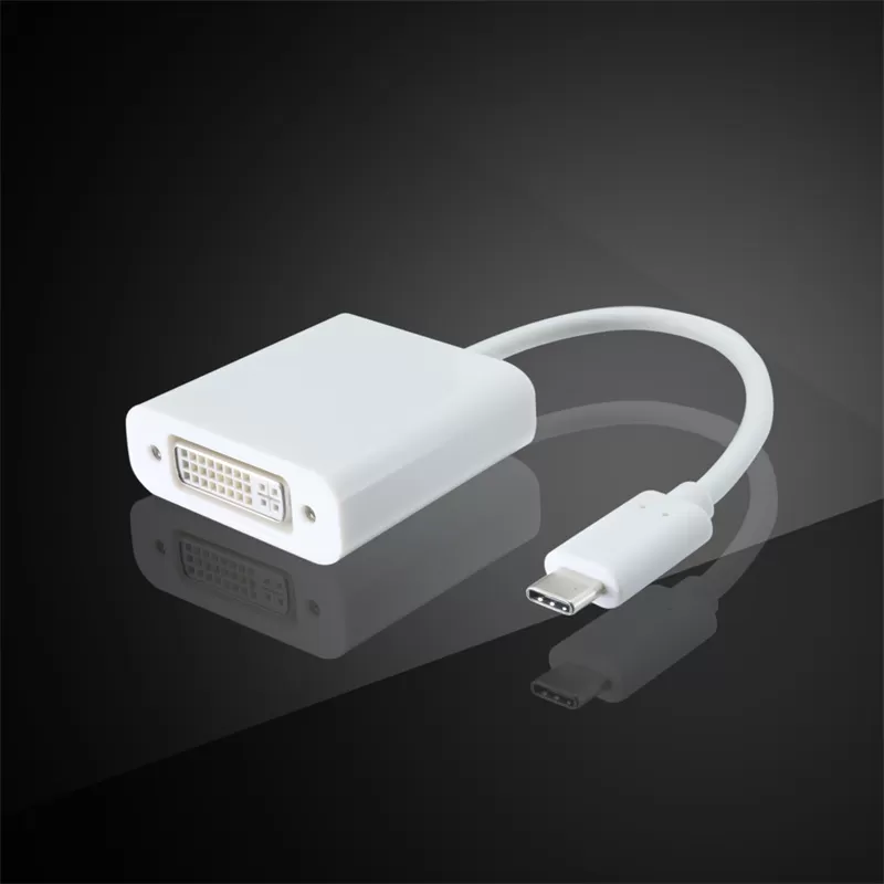 USB C Male to DVI Female Cable Adapter 1080P@60Hz