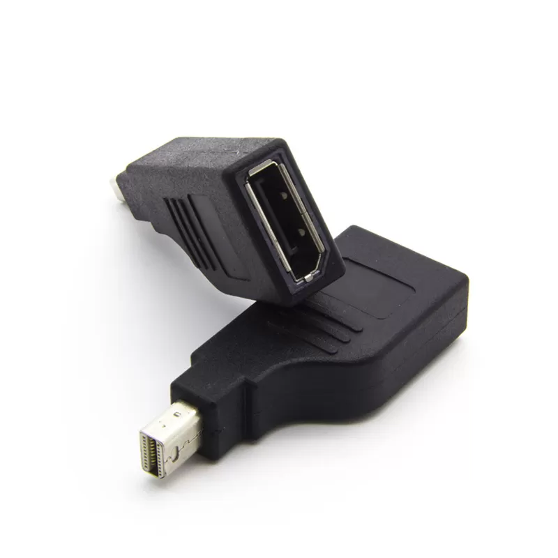 4K Display port to Mini Display Port adapter PVC Shell 90 degree