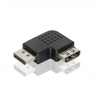 90 Degree Display Port to Display Port adapter Female to Male