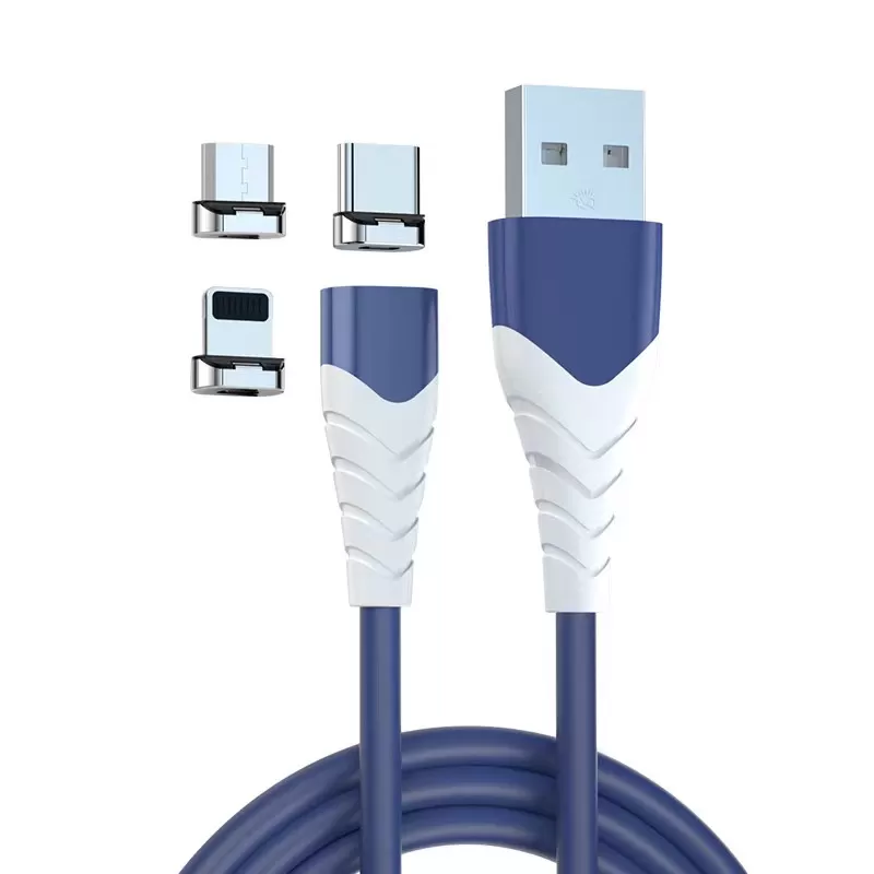 2A 2.0 USB cable magneic charging cable 3 in 1 cable