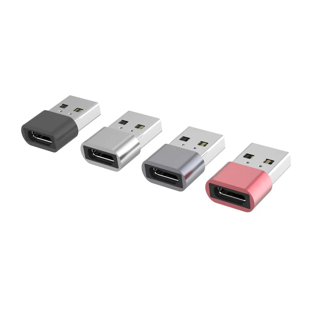 USB C Male to USB A 2.0 Female Adapter