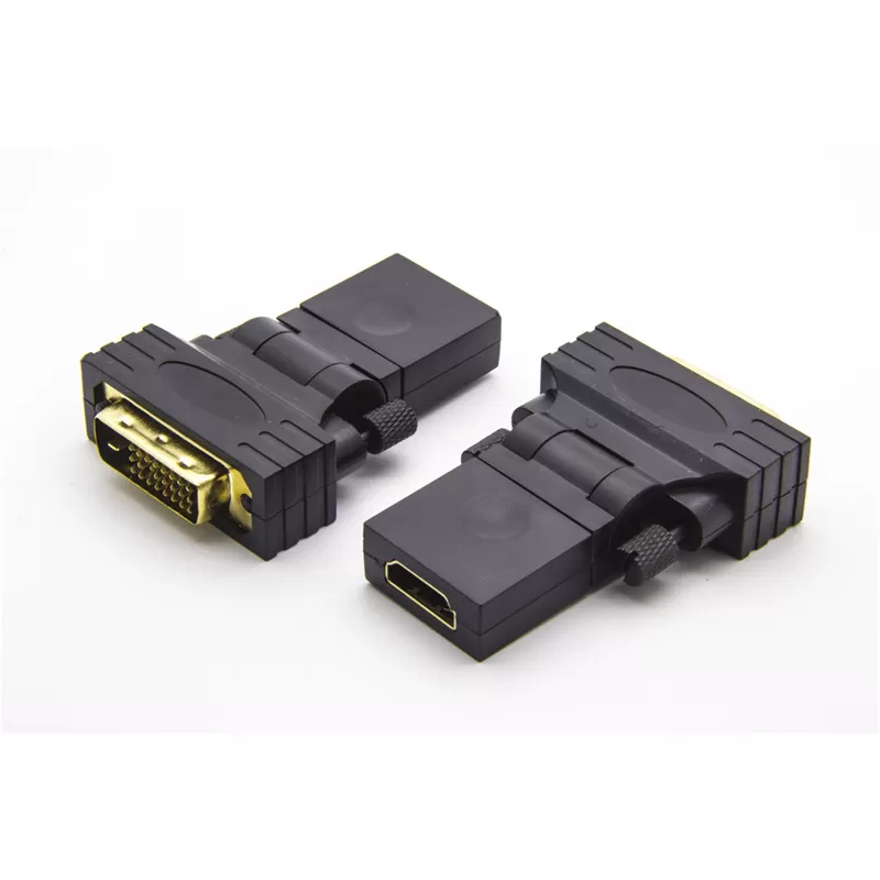 24+1 DVI Male to HDTV adapter 360 degree rotatable