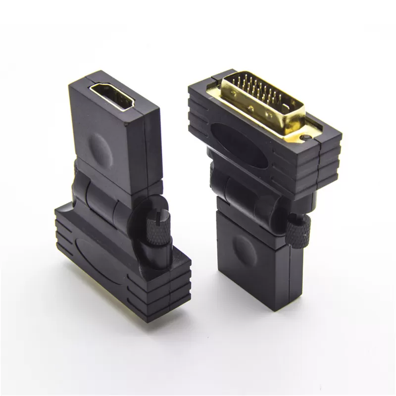 24+1 DVI Male to HDTV adapter 360 degree rotatable