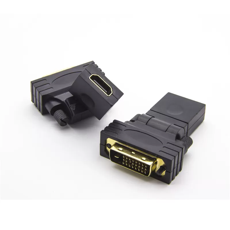 24+1 DVI Male to HDTV adapter 360 degree rotatable