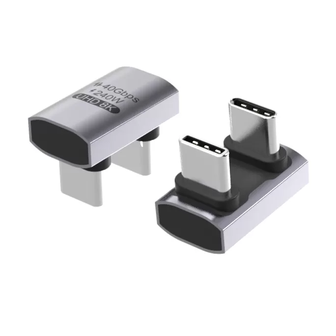 USB4 V2.0 80G 360 degree angle adapter