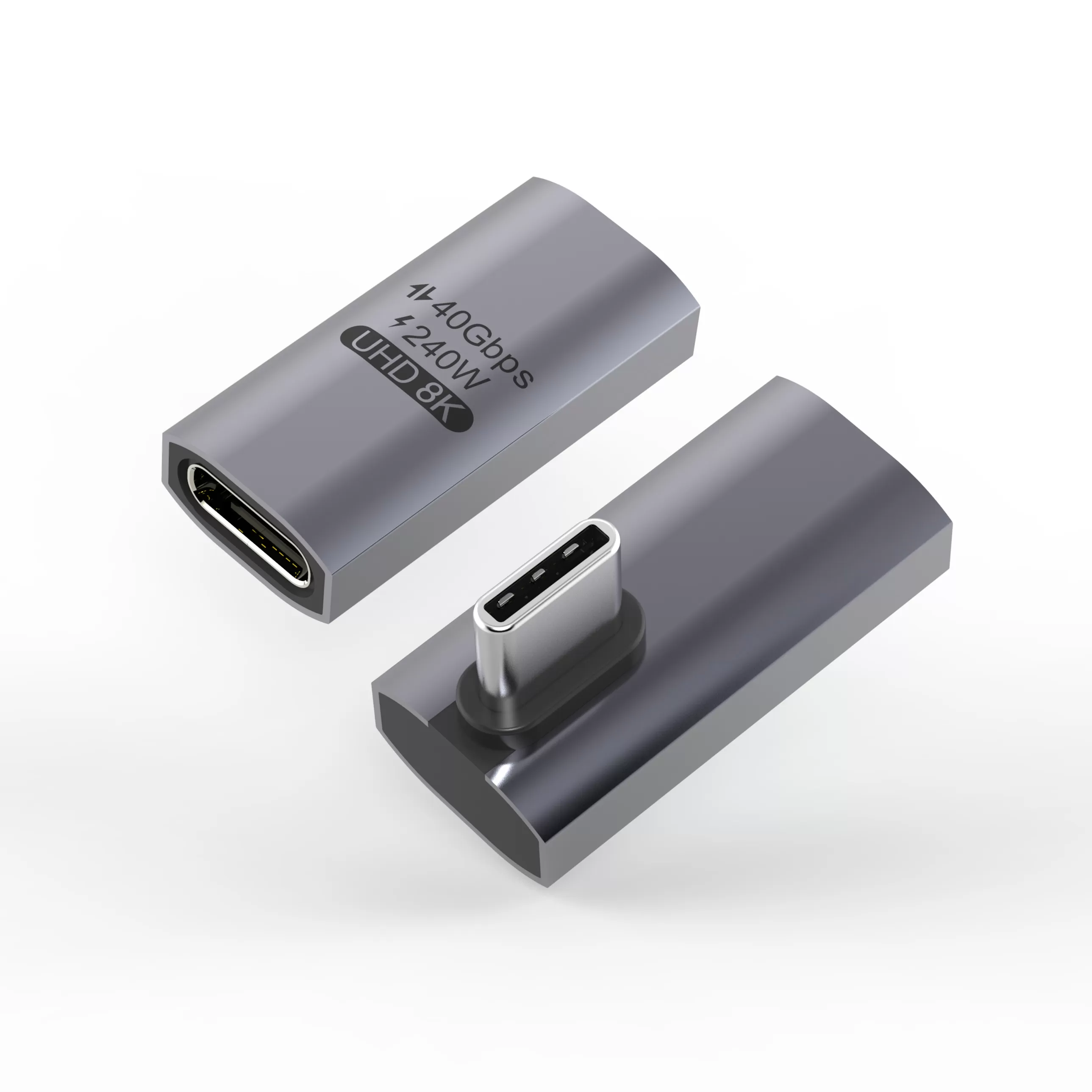 240W Thunderbolt 3/4 Left-Right/Up-Down Angle USB4 Adapter