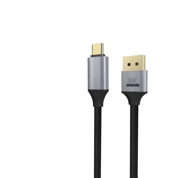 USB C to Display Port 8K Ultra Slim Cable Bi-directional