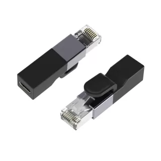USB-C Female to RJ45 Male Ethernet Adapter