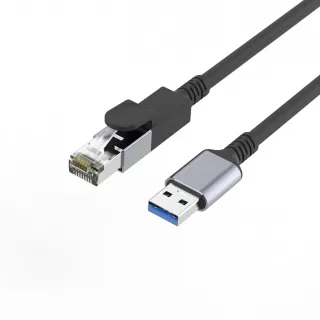 1000Mbps USB A To RJ45 Gigabit Ethernet Cable