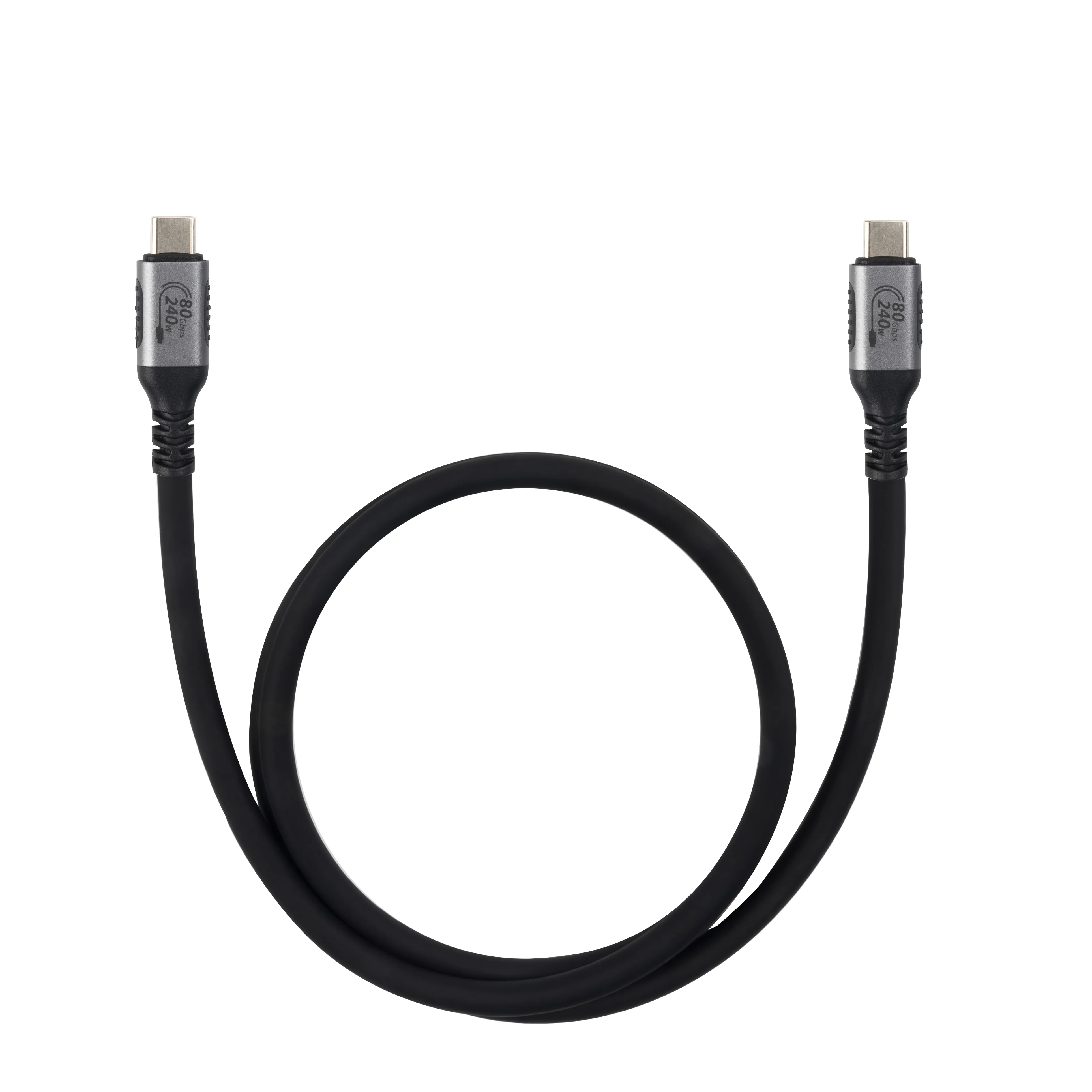 240W 5A 80Gbps 8K Full-Function Data Transfer USB4 Cable With E-Marker Chip