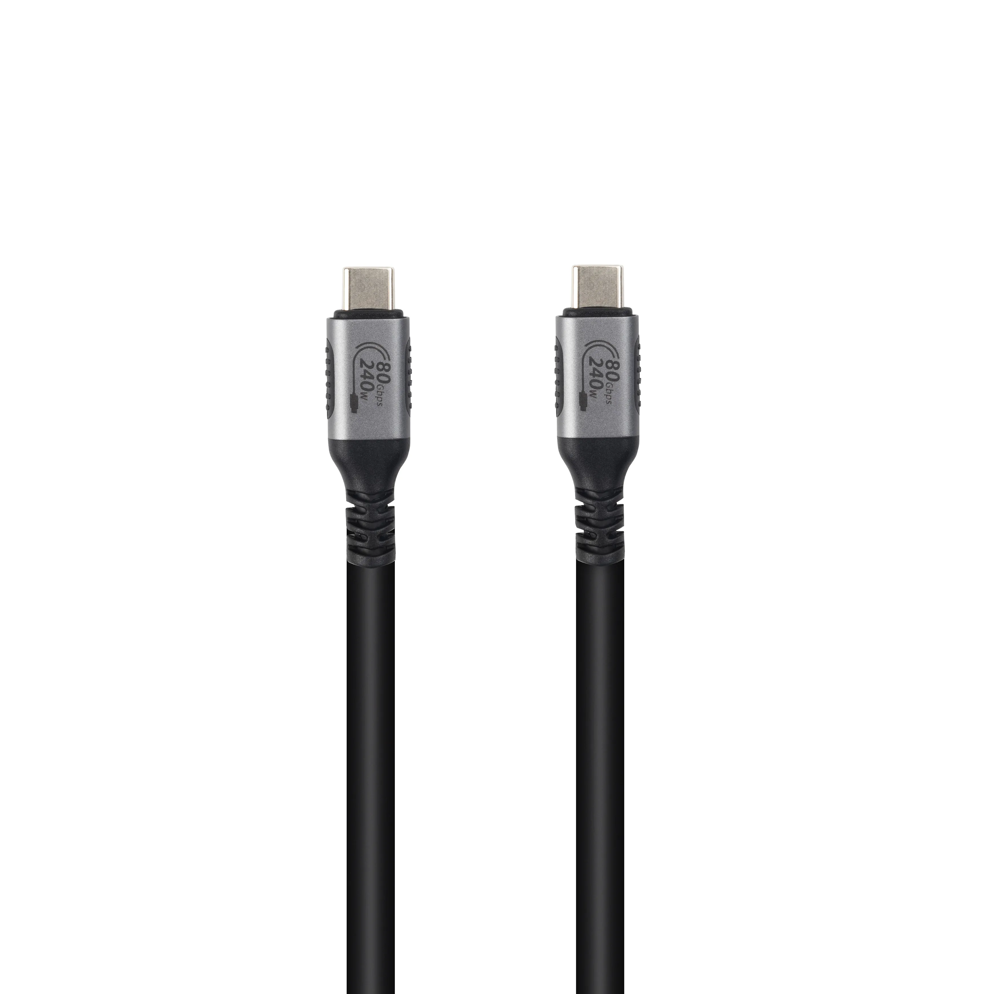 240W 5A 80Gbps 8K Full-Function Data Transfer USB4 Cable With E-Marker Chip