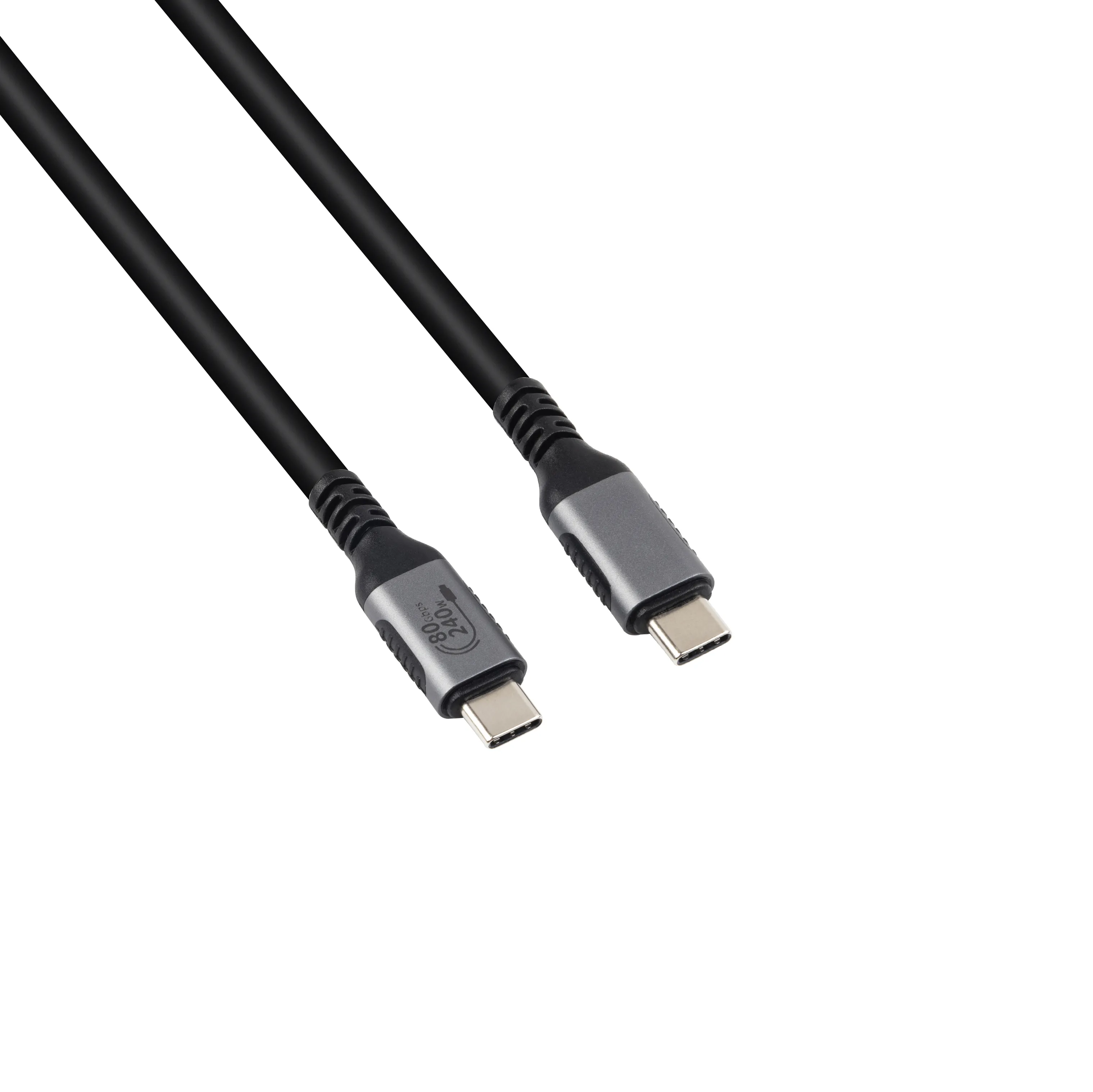 240W 5A 80Gbps 8K Full-Function Data Transfer USB4 Cable With E-Marker Chip