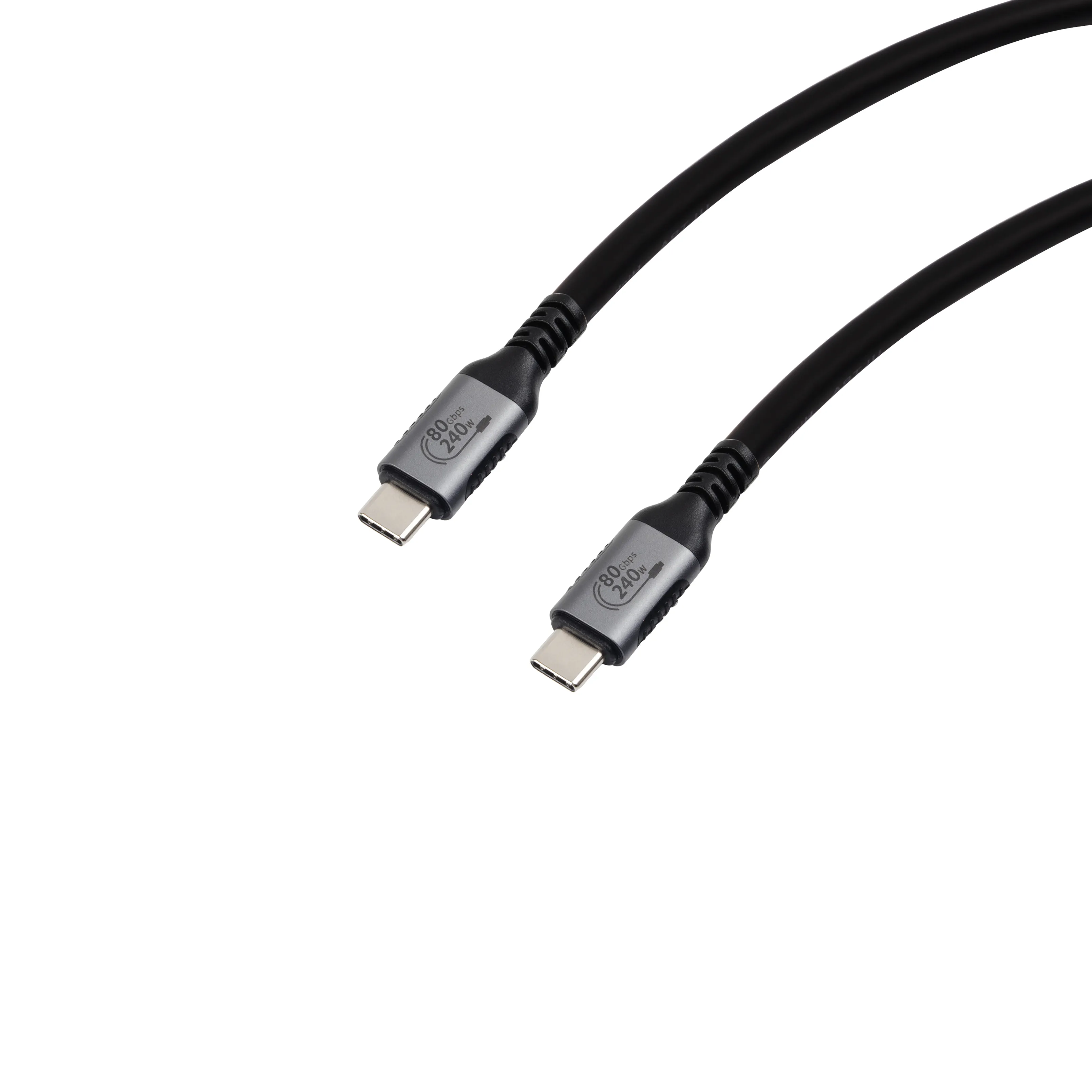 240W 5A 80Gbps 8K Full-Function Data Transfer USB4 Cable With E-Marker Chip