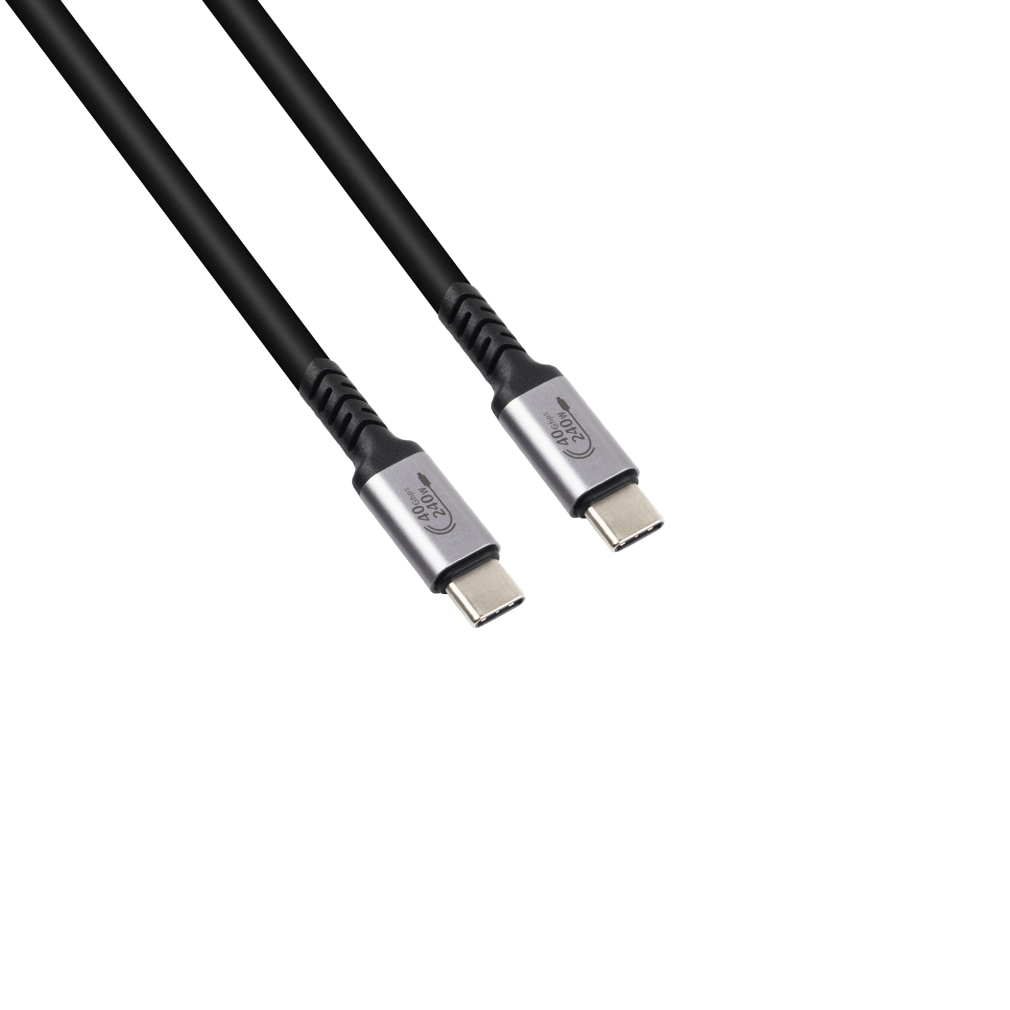 OEM ODM USB4 240W 40Gbps Type-C to C Silicone Cable