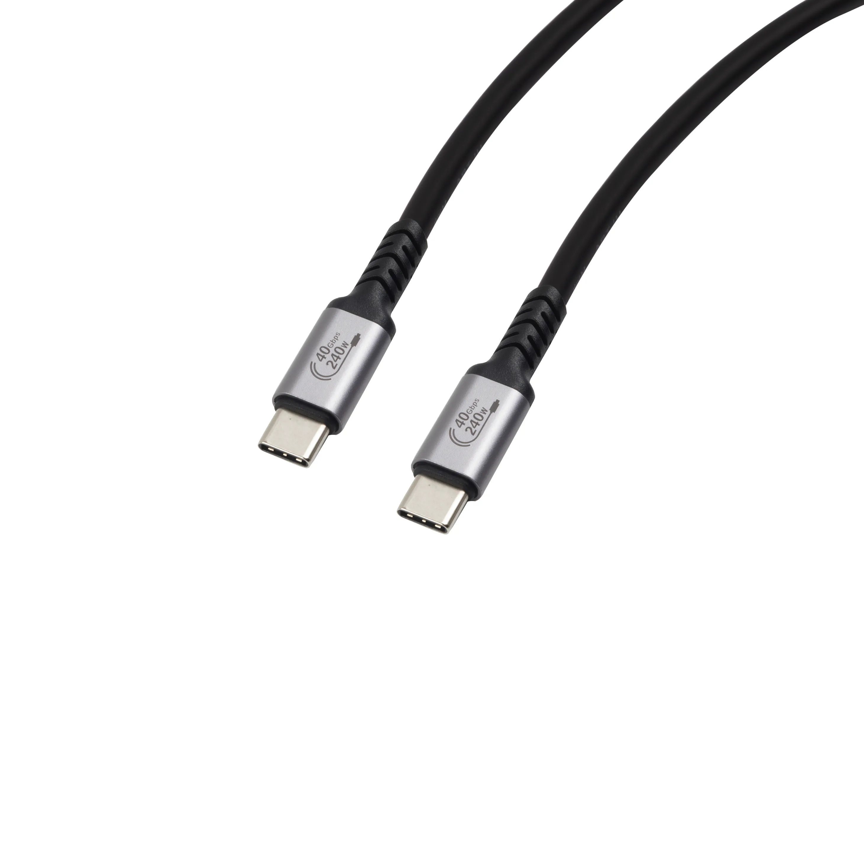 OEM ODM USB4 240W 40Gbps Type-C to C Silicone Cable