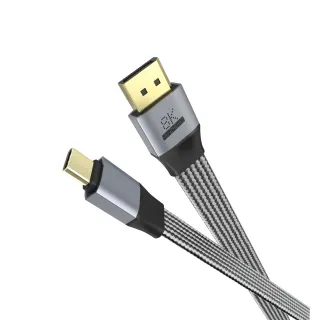 USB C to DP displayprot Flat Cable 8K