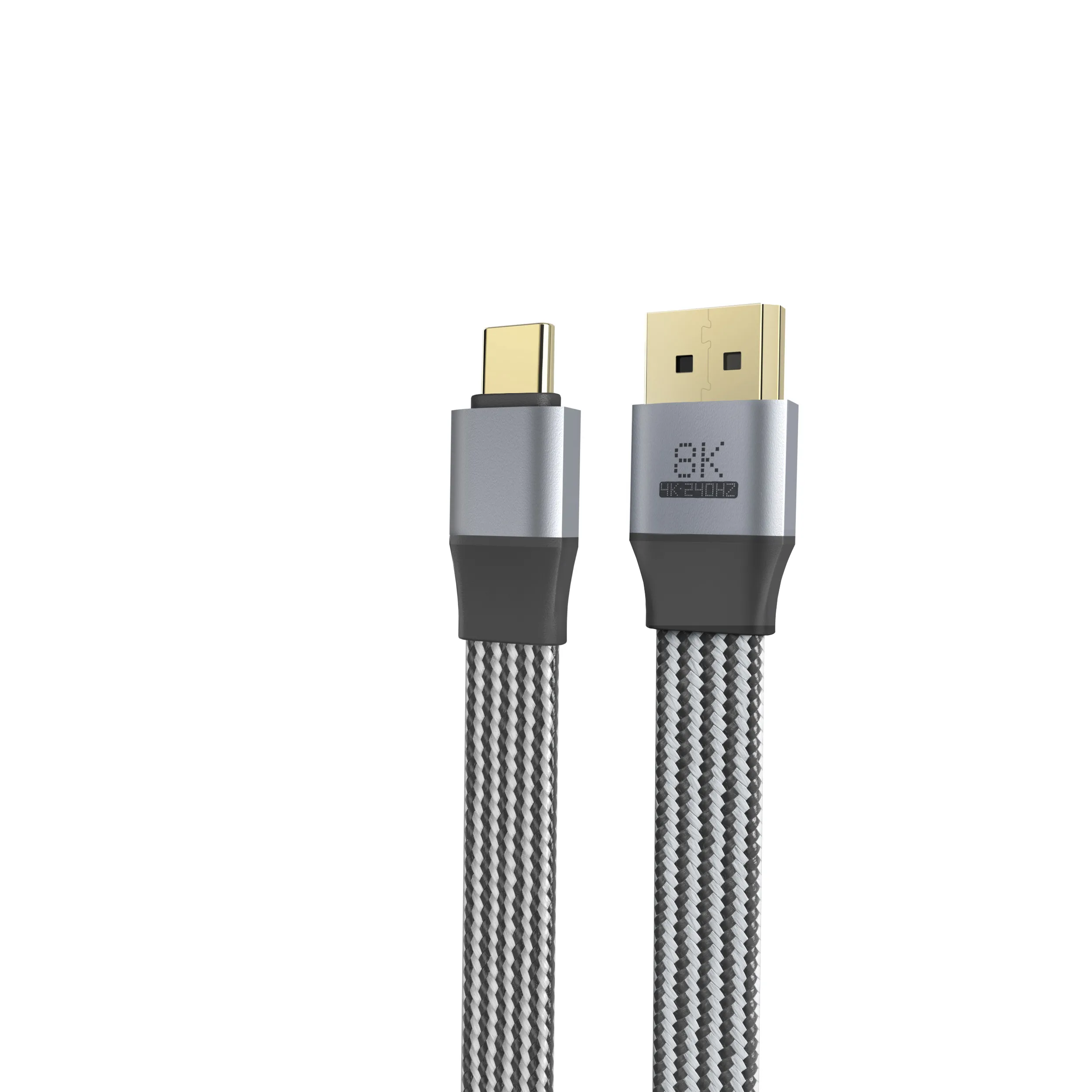 USB C to DP displayprot Flat Cable 8K