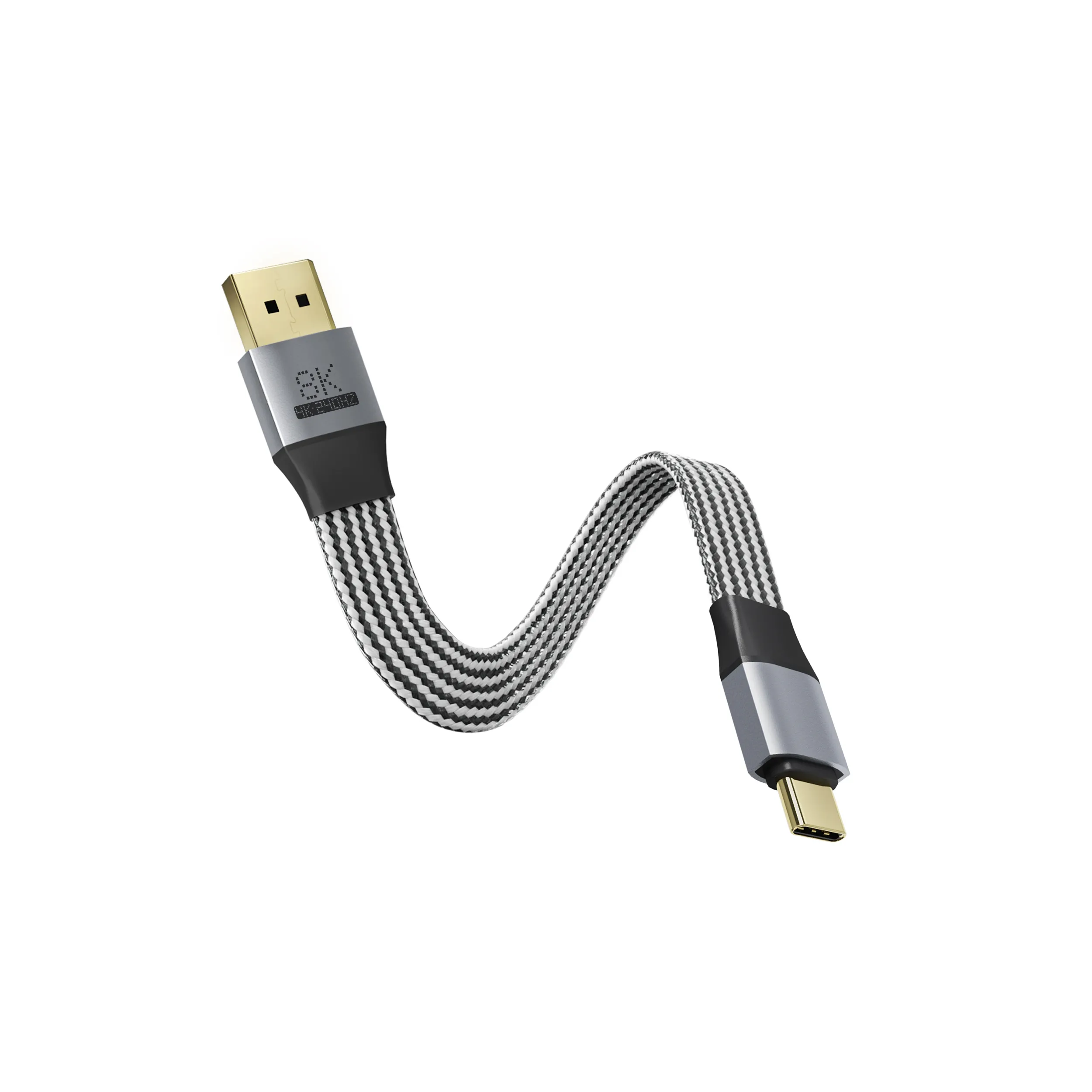 USB C to DP displayprot Flat Cable 8K