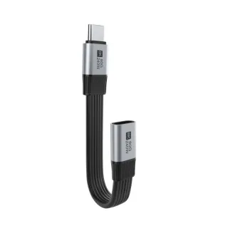80Gbps Type-C Male to Female Flat Extension Cable