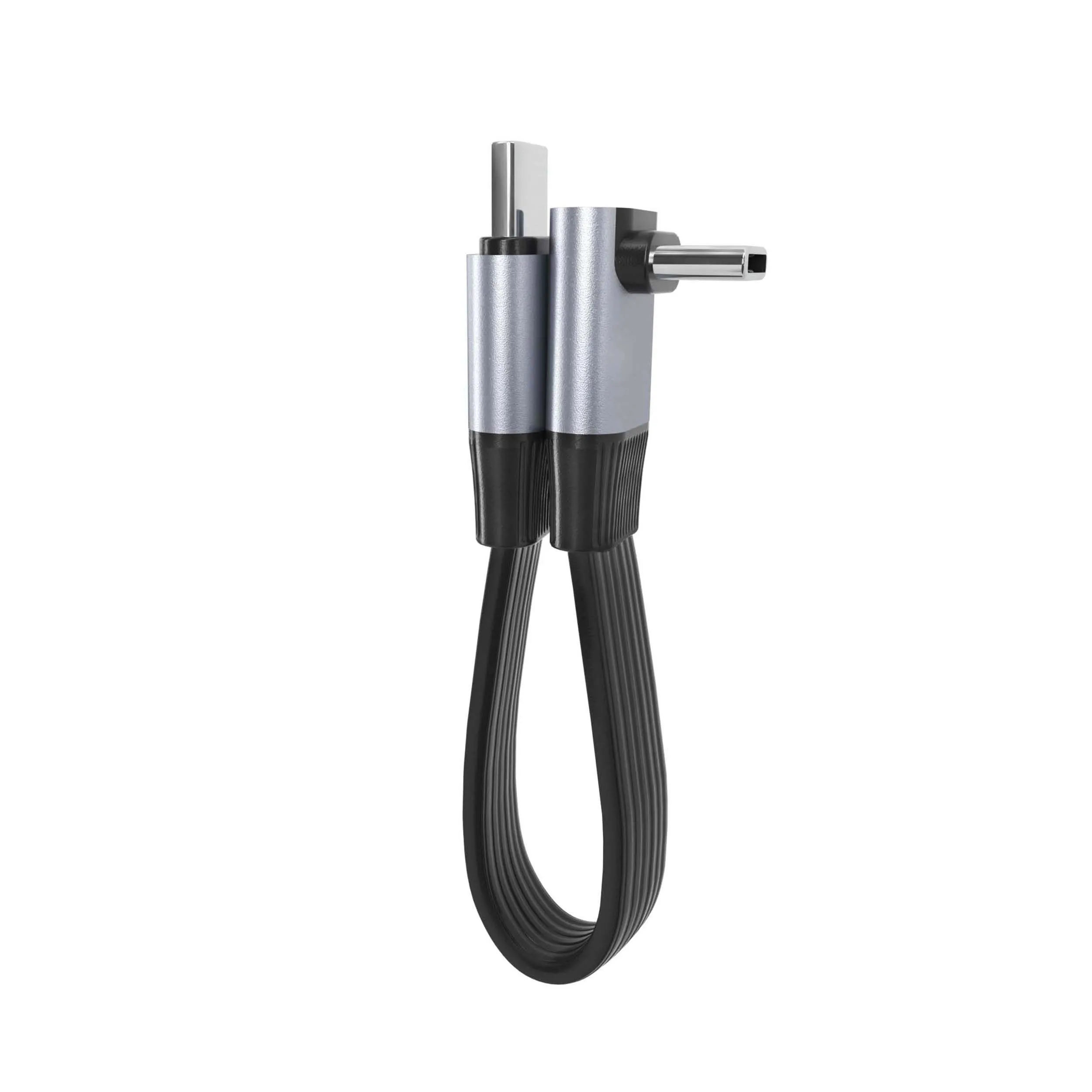 80Gbps Flat USB-C Male to Male 90° 3D Elbow Cable