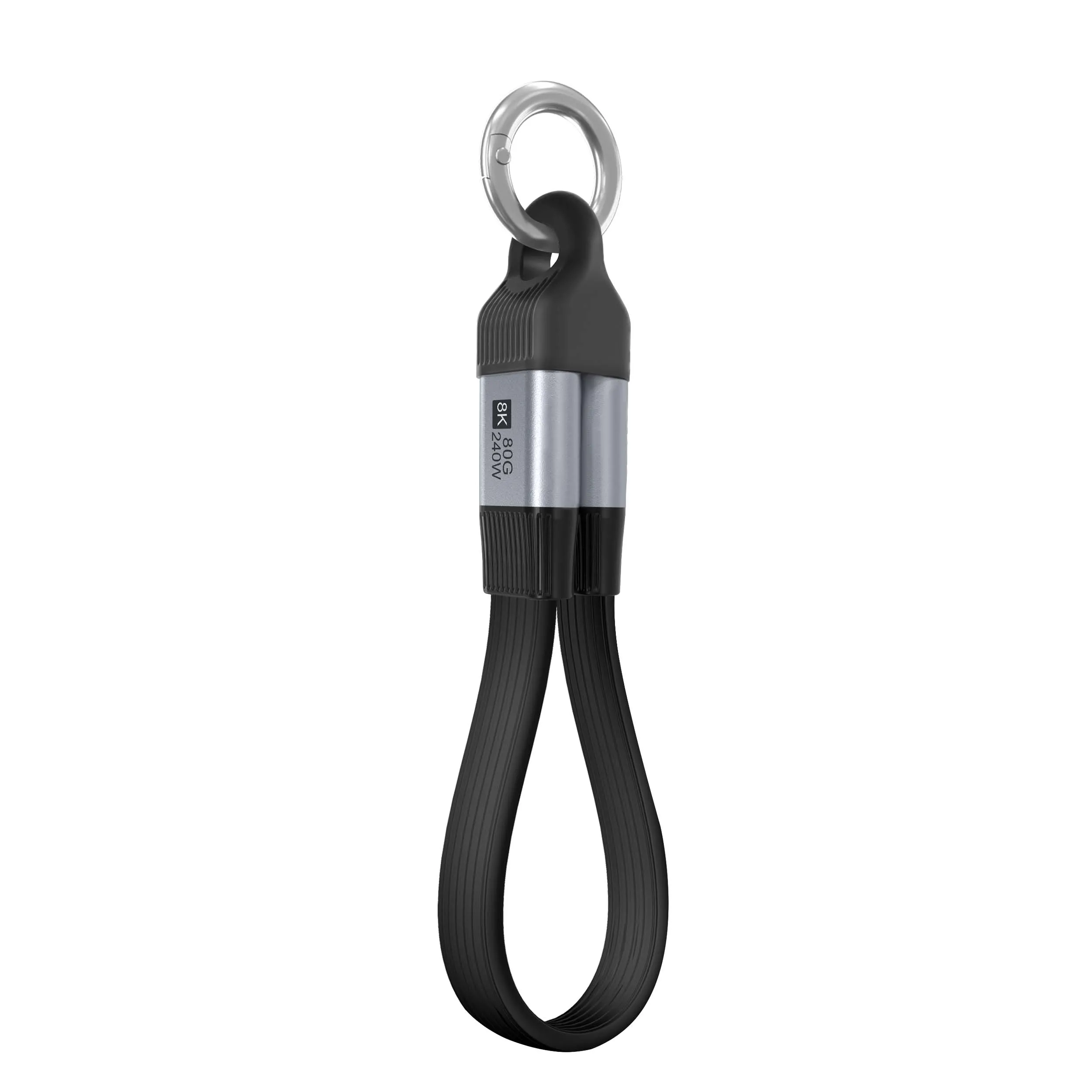 80Gbps Type-C Male to Male Flat Cable Straight to Straight
