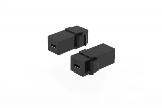 Snap-in Type-C F-F Keystone Jack Wall Socket Connector
